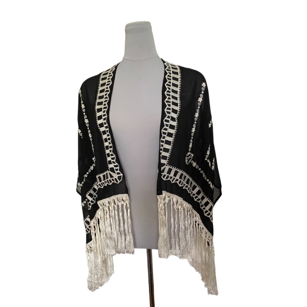Embroidered Beach Coverup